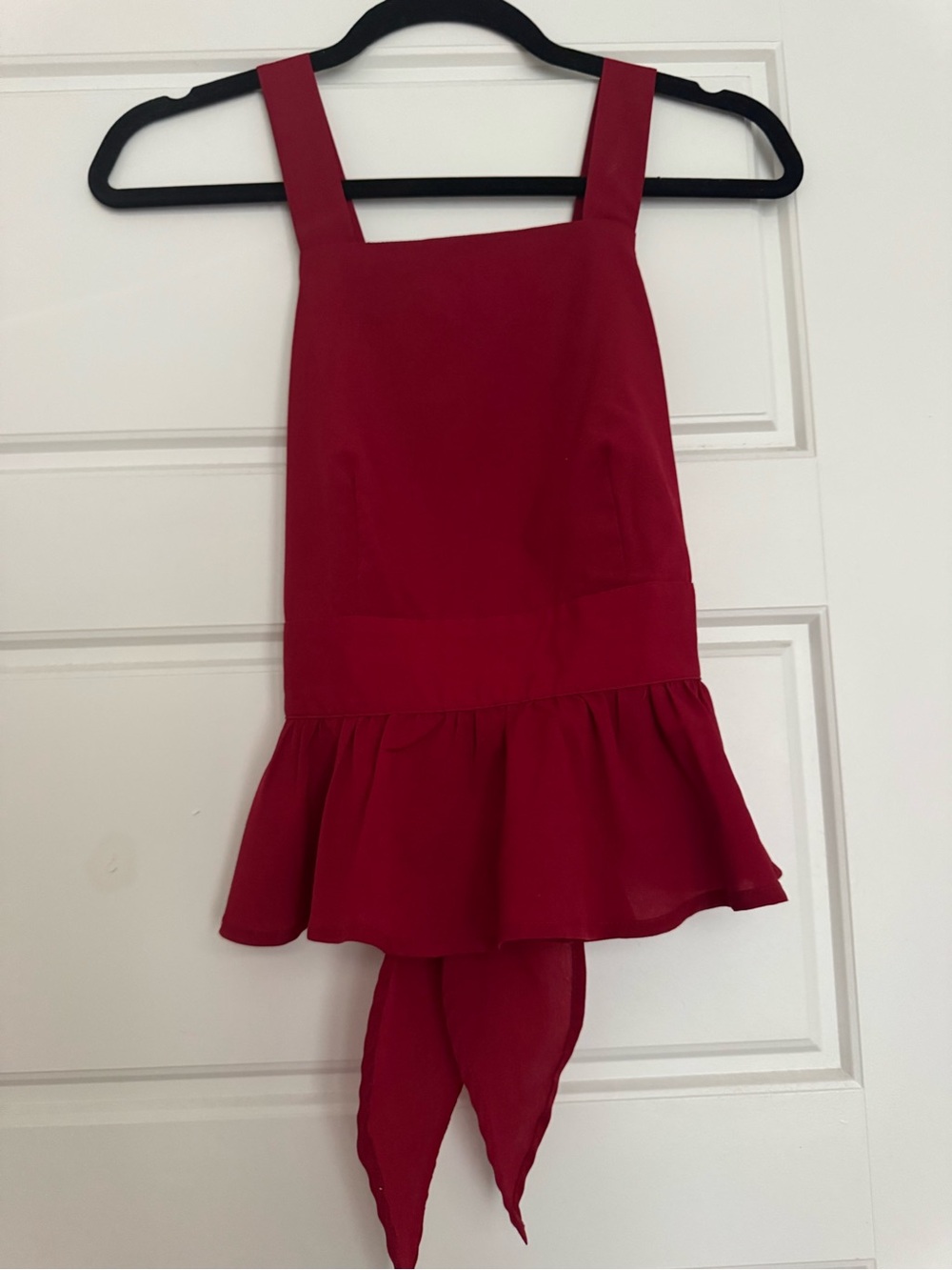 Urban Outfitters red crisscross top